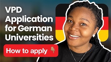 How to Apply for VPD through UNI ASSIST | Guide to German University Applications 🇩🇪