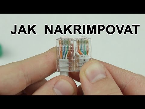 Video: Jak Krimpovat Konektor