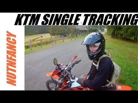Nutnfancy Moto Adventures: Hood River KTM 500 Single Track