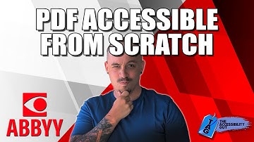 How to Make a PDF Accessible from Scratch Using ABBYY FineReader