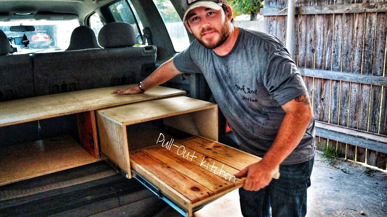 DIY PullOut Camp Kitchen! YouTube