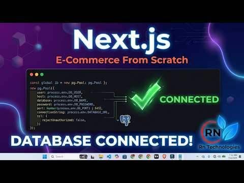 Next.js Tutorial #41 Full Stack E-Commerce  — Google OAuth + PostgreSQL (Neon) + Tailwind