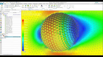 CFD Simulation Drag Coefficient for golf ball Aerodynamics with NX