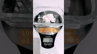 100 calories of feta cheese = 35 g