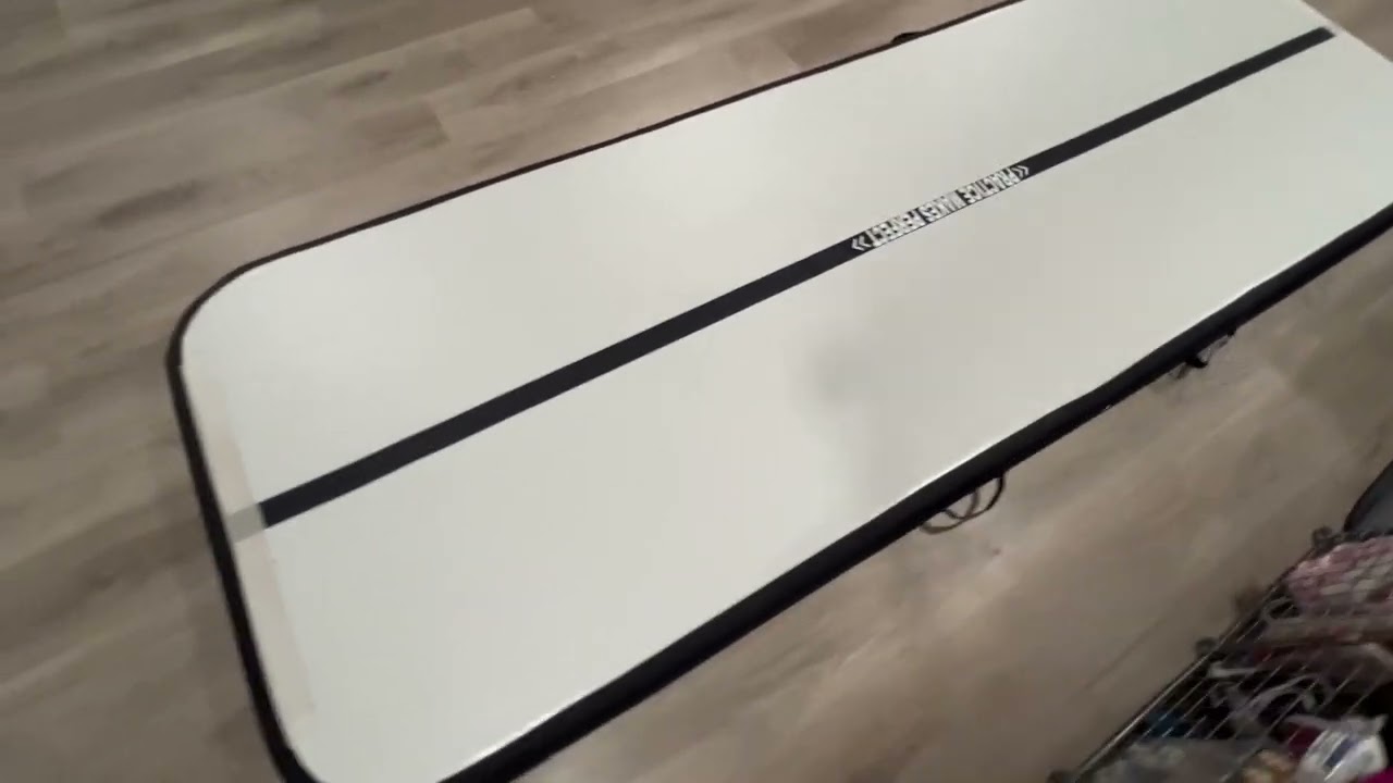All Purpose Gymnastics Mat, Sturdy Inflatable Tumble Track for Home Gym Review