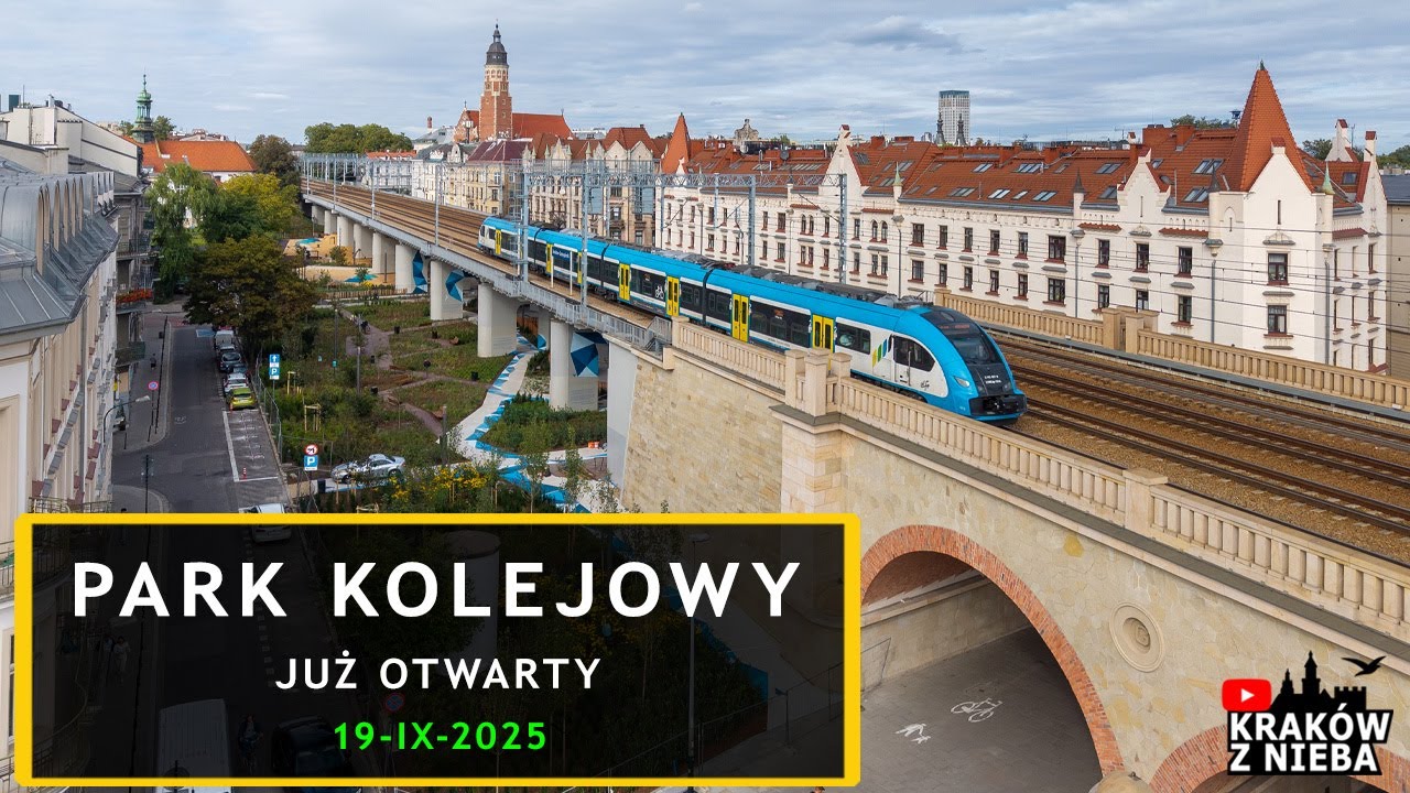 Park Kolejowy na Grzegórzkach nareszcie otwarty