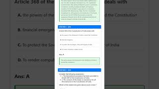 Article 368: Power of Parliament to amend the Constitution and its procedure