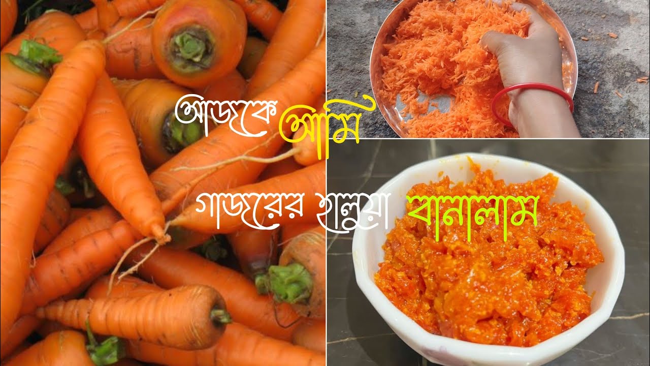 🤗আজকে আমি নিজে হাতে গাজরের হালুয়া বানালাম। 🤤🥕#গাজরেরহালুয়া #শীতেরমিষ্টি #বাঙালিখাবার #YouTube