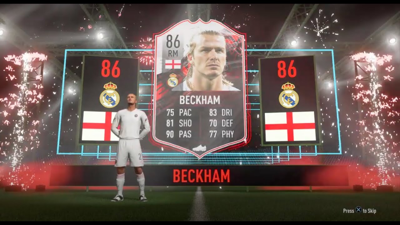 DAVID BECKHAM IN FIFA 21 + IN-GAME STATS ! 86 RATED (REAL MADRID)