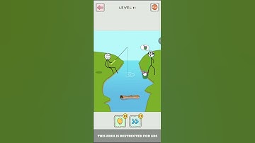 Thief Puzzle 😯(WEEGOON) Level.4.6. Android Gameplay Walkthrough - Funny Stickman Brain Puzzle Game