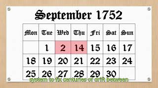 The Month That Lost 11 Days #history #mystery #september