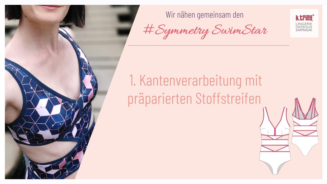 Kantenverarbeitung mit präparierten Stoffstreifen