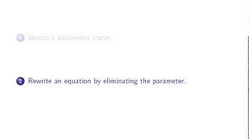 Parametric Equations (part 2)