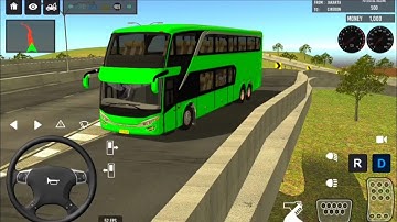 Indonesia Coach bus driving | Euro bus simulator 2025 Android gameplay #game 1 Part 5