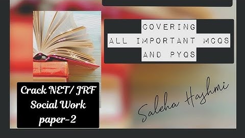 Crack UGC NET/JRF social work