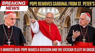 🚨URGENT: Pope Leo 14 Fired the Most Powerful Man Inside the Vatican — The Reason Will Shock You!