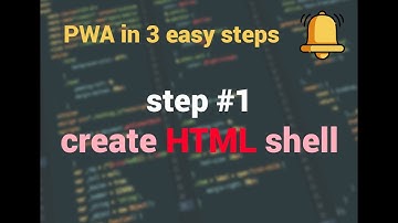 PWA in 3 easy steps: The conscious timer 1 of 3 (create HTML shell)