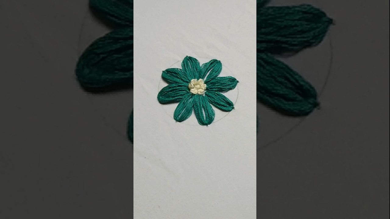 Beautiful flower 🌹 embroidery design 