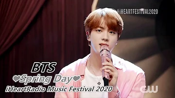 BTS ❤Spring Day❤ iHeartRadio 2020