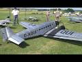 CRASH GIANT RC AIRPLANE JU52