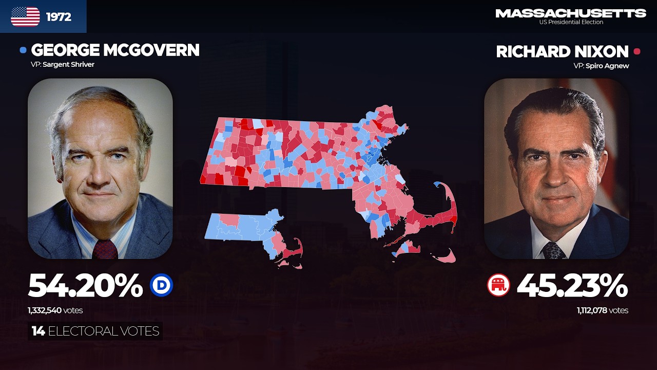 US Presidential Elections in Massachusetts (1924-2024)