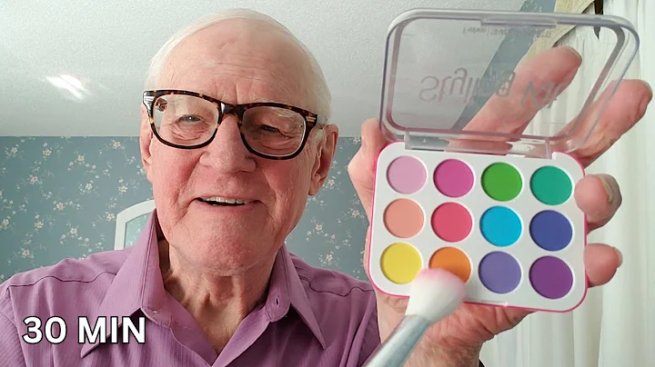 ASMR Grandpa 30 Minute Doing Your Makeup with KIDS Makeup for Sleep (TAPPING SCRATCHING ROLEPLAY)💄🥱