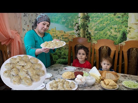 Life in a Tatar village in winter. Russia.