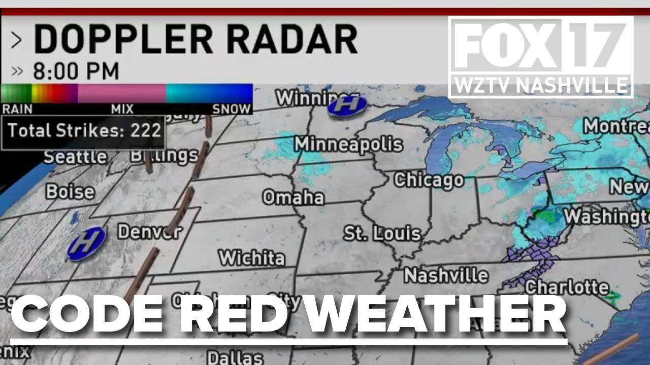 CODE RED WEATHER: Watch for slick spots driving home the weekend before ...