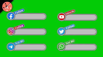 How to Create Your Own Social Media Lower Third in KineMaster 2022 || 6 in 1 || No Copyright issue