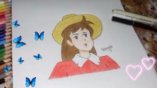 رسم جو من انمي نساء صغيرات‍‍‍( رسم فتاة انمي سهلة وبسيطة)