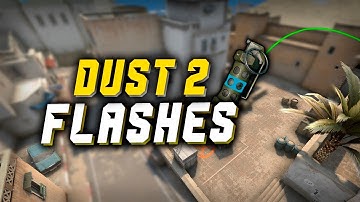 TOP 15 Dust 2 POP FLASHES - NEW CS:GO FLASHBANGS