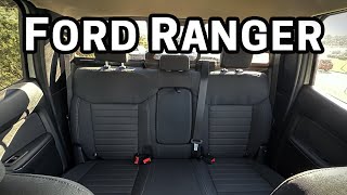 Ford Ranger 2nd Row Space and Features 