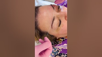 Hybrid brow tint #browtint #browmapping #browwax