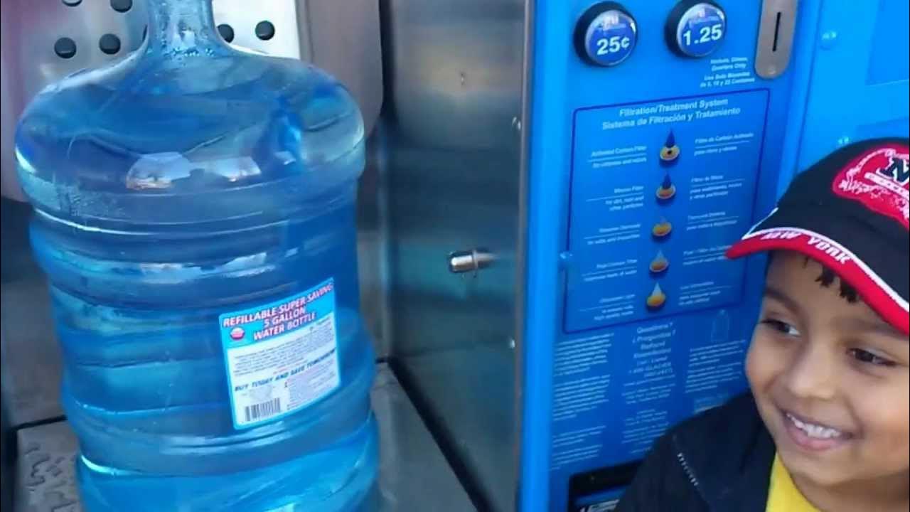 glacier water vending machine YouTube