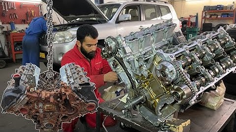 V8 Engine Rebuild: Toyota Land Cruiser Engine Restored with Basic Tools