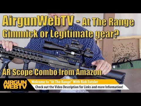 Gimmick or Legitimate Gear?  Tactical AR Scope on the Evanix IBEX - Video by AirgunwebTV