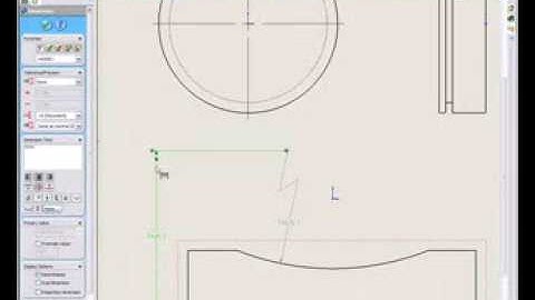 SolidWorks Foreshortened Radius Smart Dimension Feature Demo