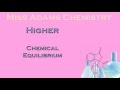 Higher  chemical equilibrium