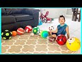 Learn About Different Sport Ball || Learn Sports Name With Umair