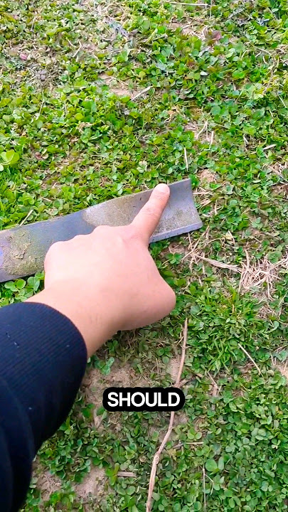 QUICK TIP for installing mower blades correctly ✅