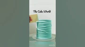 Butter icing cake decorating ideas#TheCakeWorld#