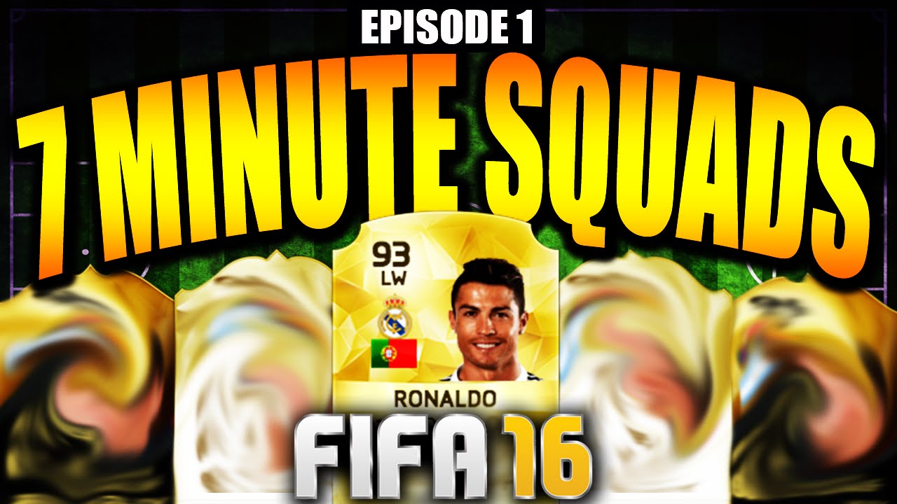 RONALDO!! 7 MINUTE SQUAD BUILDER 