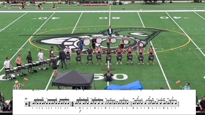 Boston crusaders early season drum break transcription