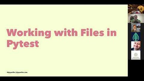 Working with Files in Pytest - Jay Miller