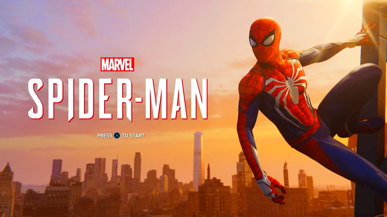 Marvel's Spider-Man Title Screen (PS4) - YouTube