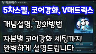 [메이플] 5차스킬, 코어강화, V매트릭스 이 한 영상으로 완벽히 이해시켜드립니다