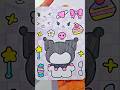Kuromi #stickersheet #sanrio #sticker #paperdiy #papercraft #kuromi