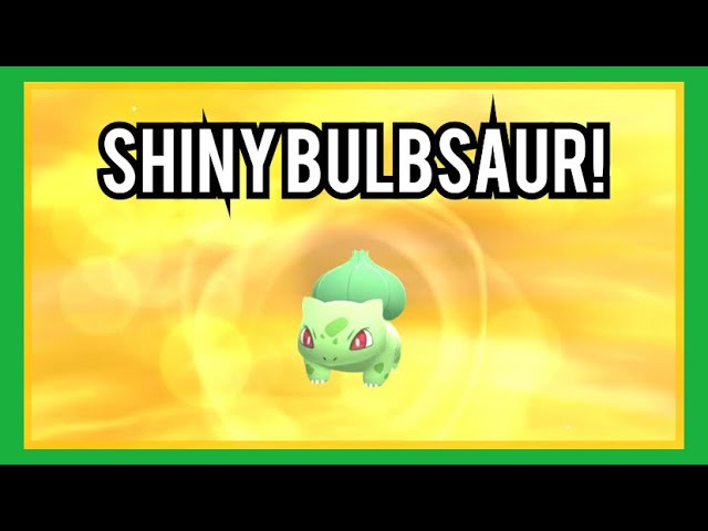 Decided to shiny hunt Bulbasaur via Masuda Method on a whim and