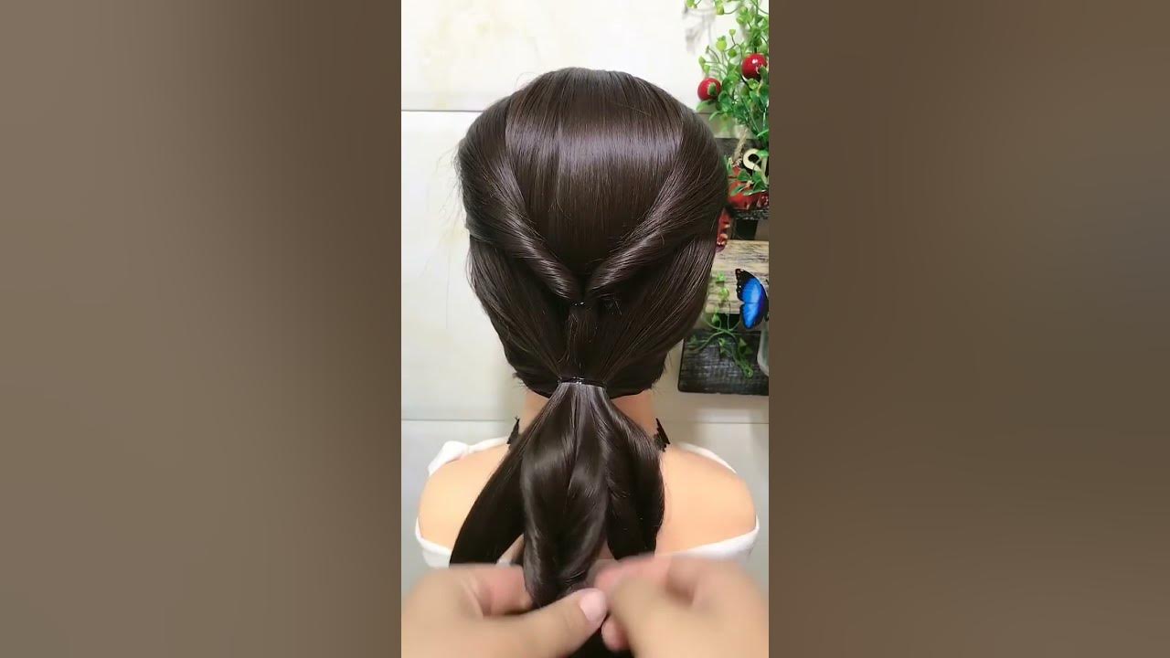 Hairsyle for cute girl. Quick and amazing Hairstyles 75 - YouTube