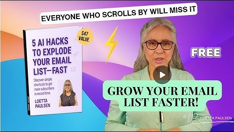 How To Grow Your Email List Fast - 5 Easy Tips